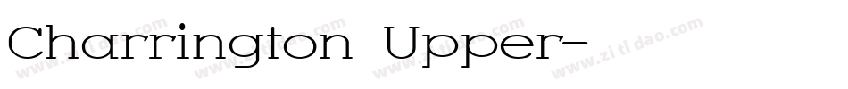 Charrington Upper字体转换